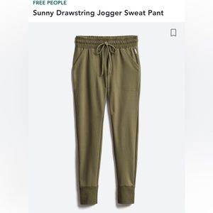 Free People Olive Joggers